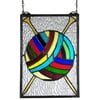 Ball of Yarn Window Panel
