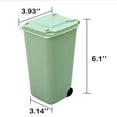 thumbnail image 4 of 4 Pack Small Trash Can Mini Curbside Bin with Lid Desk Organizer Pen Holder, 4 of 11