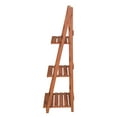 thumbnail image 3 of Leisure Season 3 Tier Wood A-frame Plant Stand in Medium Brown, 3 of 5