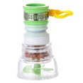 thumbnail image 1 of 1 Pack Filtre Extenseur de Robinet 360 Degrés Rotation Anti-Éclaboussures Réglable Cuisine Universelle Extenseur de Douche Purificateur Outil de Lavage des Mains (Vert), 1 of 8