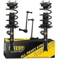 OREDY 4PC Front Struts & Sway Bars for FWD 2013 - 2019 Ford Explorer - 172730 172729 K750617 K750616