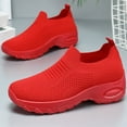 thumbnail image 5 of Mepaouo Womens Walking Shoes Ladies Casual Fashion Sock Sneakers Slip on Air Cushion Platform Sneaker, 5 of 8