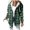Dark Green, variant on Sherpa Lined Plaid Hooded Shacket for Women, Button Front Relaxed Fit, Vintage Fall Winter Casual Outerwear, 1 Piece, S-3XL, Plus Size Friendly