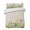 Light Beige Lemon Yellow Violet, variant on Quilts Twin Size, Spring Floral Soft Comforter Bedding Set for Bed, Farmhouse Birds Summer Botanical Lightweight Quilted Bedspread with Pillow Cover(2 Pieces) for All Season, 68x86 Inch
