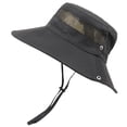 thumbnail image 2 of Sun Hats for Women Men Fishing Hat Breathable Wide Brim Hat for Hiking Fishing, 2 of 5
