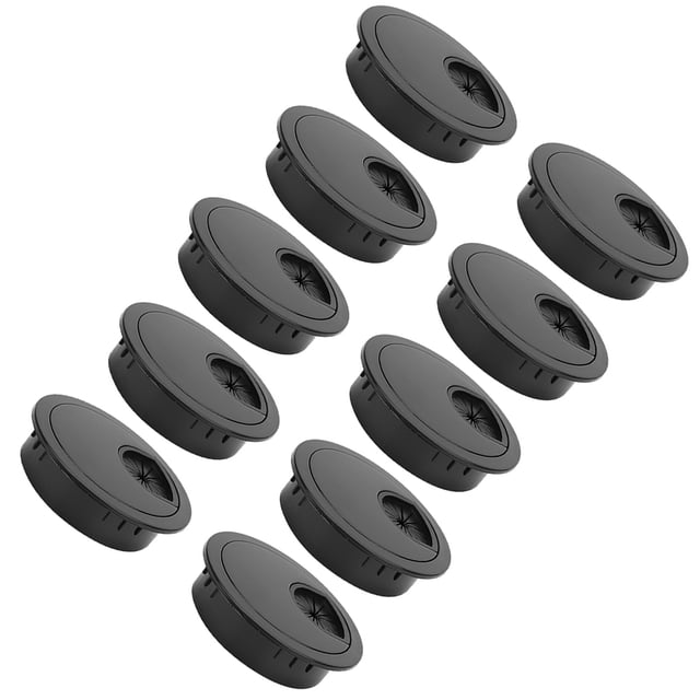 Orificio Para Cables De Escritorio, Ojal De Cableado, Exquisito Orificio Para Cables De Plástico ABS Para Escritorio, Para Escuela, Para Sofá, TV, Gabinete, Albergue