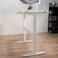 thumbnail image 4 of VIVO White Universal Steel Clamp-on Desk Stabilizer Bar, Bracket Support System, 4 of 8