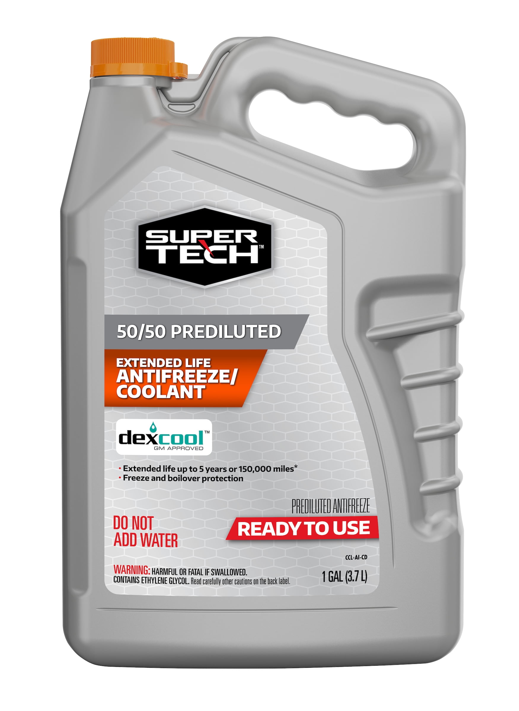 Super Tech Dex-Cool 50/50 Prediluted Antifreeze Coolant 1 Gallon