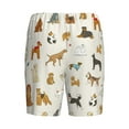 thumbnail image 4 of Rocae Dogs Funny Pets for Men's Soft Sleep Pajama Shorts, Waistband and Pockets, 4 of 9