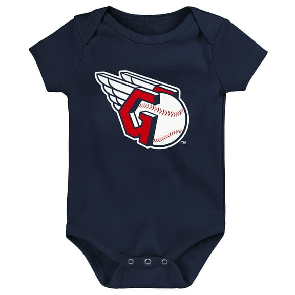 Newborn & Infant Outerstuff  Navy Cleveland Guardians Primary Team Logo Bodysuit