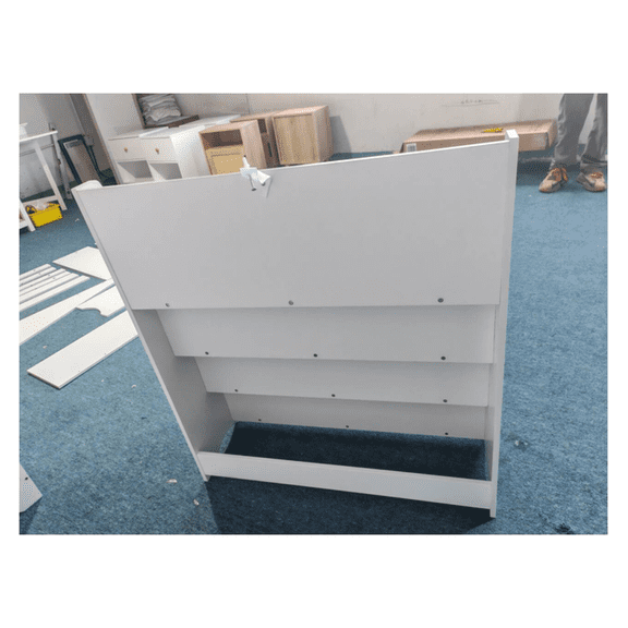 4-Tier Kids Bookshelf, Toddler Book Display Shelves, Helps Keep Bedrooms, Playrooms, and Classrooms Organized,White
