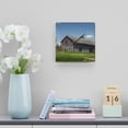 thumbnail image 6 of U R There Photography Wilder Road Grey II Rustic Farmhouse Acrylic Analog Wall Clock, 6 of 6