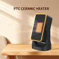 thumbnail image 3 of Portable Electric Space Heater Ceramic Hot Air Fan Desktop Indoor Room Office, 3 of 12