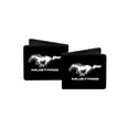 thumbnail image 3 of Ford Wallet, Bifold, Ford Mustang Black White Logo Centered, Vegan Leather, 3 of 4