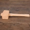 thumbnail image 4 of 100/130mm Clear Texture Beech Wooden Hammer Diy Household Mallet Hand Tools Jikaix, 4 of 5