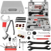 Bike Repair Tool Kit, Bicycle Maintenance Tool Set with Multifunction Tool, Wrench and Tool Box, Perfect for Repair Tyres, Brakes, Lights, Chains, Pedal, Mountain Road Bike, 26 in 1
