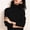 Black, variant on Women'S Turtleneck Sweaters Long Sleeve Knitted Pullover Warm Cozy Tops Classic-Fit Lightweight Chunky Knitted Basic Jumper Top 2025 Fall Work Outfits Thermal Underwear Tops Blackish Green 3XL