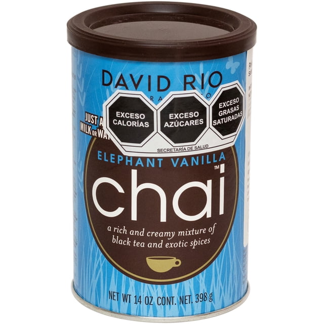 Té Chai Elephant Vanilla 398 Grs David Río Libre de Gluten