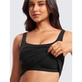 thumbnail image 5 of Top sin mangas para mujer CRZ YOGA Butterluxe con sostén acolchado negro XL, 5 of 5