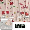 thumbnail image 6 of Xixirimido Cherries Bowknot Stars Pink Pattern Stretch Armless Futon Cover Sofa Bed Covers Elastic Futon Slipcover Washable Couch Cover Washable Furniture Protector, 6 of 8