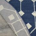thumbnail image 5 of Nourison Grafix Moroccan Navy 5'3" x ROUND Area Rug, (5 Round), 5 of 8