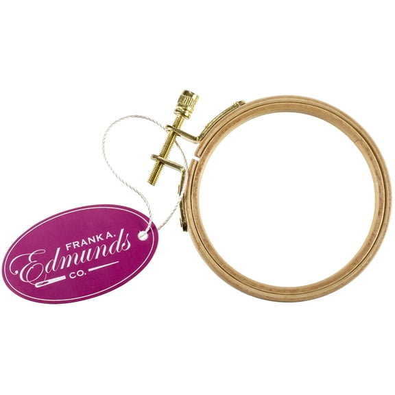 Frank A. Edmunds Beechwood Embroidery Hoop-3"