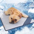 thumbnail image 4 of Pet Summer Soft Self Cooling Mat Pad Kennel Sleep Cushion for Cat Dog, 4 of 9