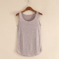 thumbnail image 2 of FAIWAD Women's Classic Cotton Tank Top Sleeveless U-Neck Loose Tunic T Shirts Summer Basic Solid Color Vest, 2 of 6