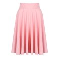 thumbnail image 6 of BuluBulu Women's High Waist A-Line Skirt Summer Casual Flare Flowy Midi Skirt Solid Color Knee Length Office Skirt, Sizes S-XL, 6 of 7