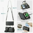 Allytechgroup iPhone 15 Wallet Case with Shoulder Strap, Strap Wrist