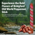 thumbnail image 3 of Bridgford Old World Pepperoni Stick 16 oz Pack of 6 - Zero Carb Keto Snack, 3 of 8