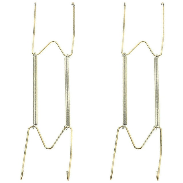 2pcs Household Invisible Wall Plate Hanger Decorative Dish Display Holder Plate Hanger for Wall