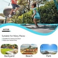 thumbnail image 4 of AOTOB 10FT Trampoline For Kids/Adults, Backyard Trampoline With Ladder and Safety Enclosure Net,Azure, 4 of 7