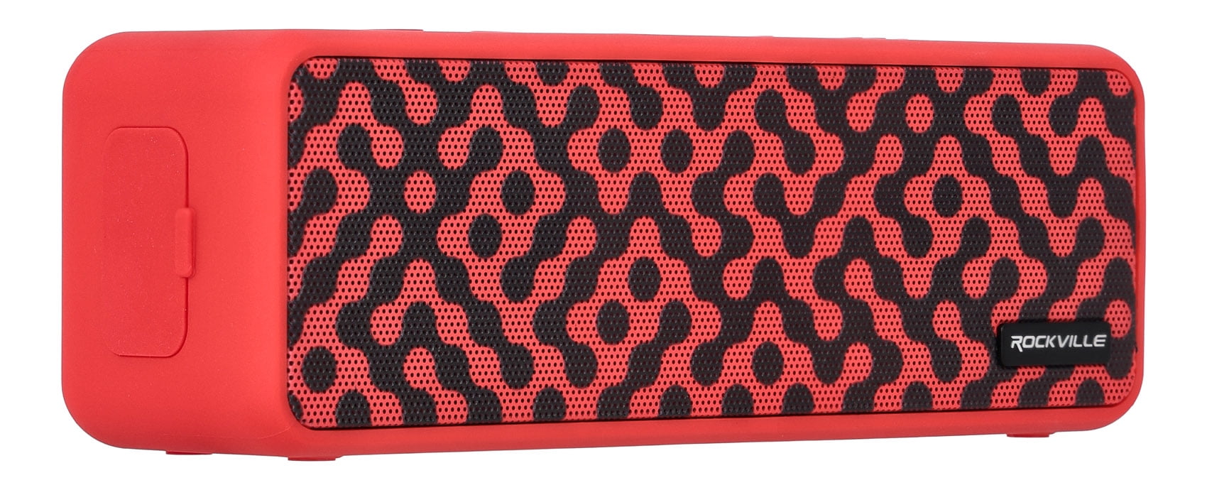 (2) Rockville Faze Red 50w Portable Bluetooth Speakers w/TWS Wireless Linking