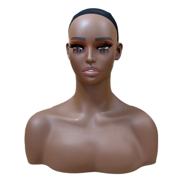Maniquí de cabeza de peluca para mujer, maniquí de peinado , soporte de exhibición de peluca multiusos, cabeza de maniquí para postizos