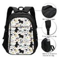 thumbnail image 3 of Balery Funny Puppy Mochila con carga USB para hombre y mujer - Mochila impermeable y antirrobo para laptop con puerto USB para viajes, trabajo, 3 of 7
