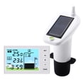 thumbnail image 1 of Water Wireless Ultrasonic Water Level Monitor Tank Liquid Level High/Low Alarm Solar Powered Water Level Sensor Water Level Indicator Gauge IP65 Waterproof, 1 of 6