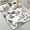 Gray and White Foliage, variant on 1pc Seashell and Starfish Bathroom Rug Bathroom Decor and Accessories- Durable,Anti Slip,And Quick Drying,Suitable For Indoor/outdoor Use - Perfect For Bathrooms,Bedrooms,Kitchens,Terraces