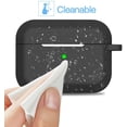 thumbnail image 3 of Airpods Pro Case, Doboli Funda protectora de silicona para Apple Airpod Pro (LED frontal visible) Negro JAMW  Sencillez, 3 of 5