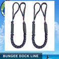 thumbnail image 2 of Dock Rope Boat Mooring Cord Securing Mooring Line for Kayak Jet Motorboat Docking Accessory, Black, Red, Blue, 2 of 9