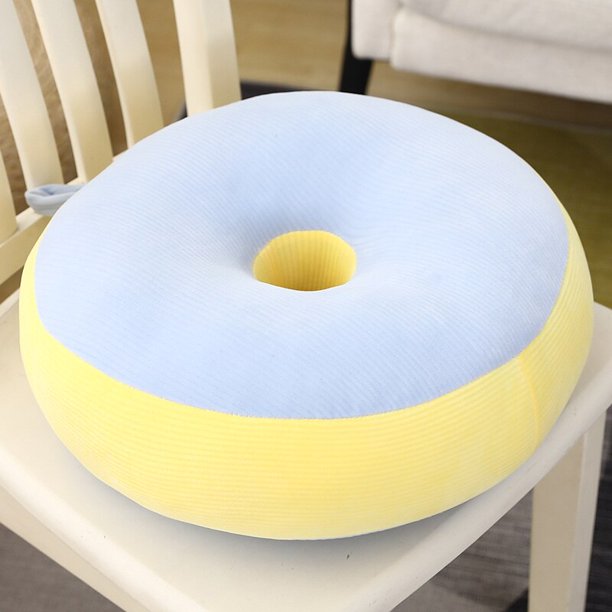 Soft Plushie Macaron Pillows Seat Cushion Stuffed Plush Food Sofa Indoor Floor Home Chair Decor Winter Children Girls GiftBlue60CM Deng Xun unisex