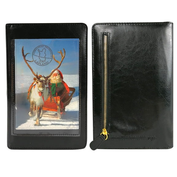 MSP Portfolio Unisex Modern Bifold Wallets, Black