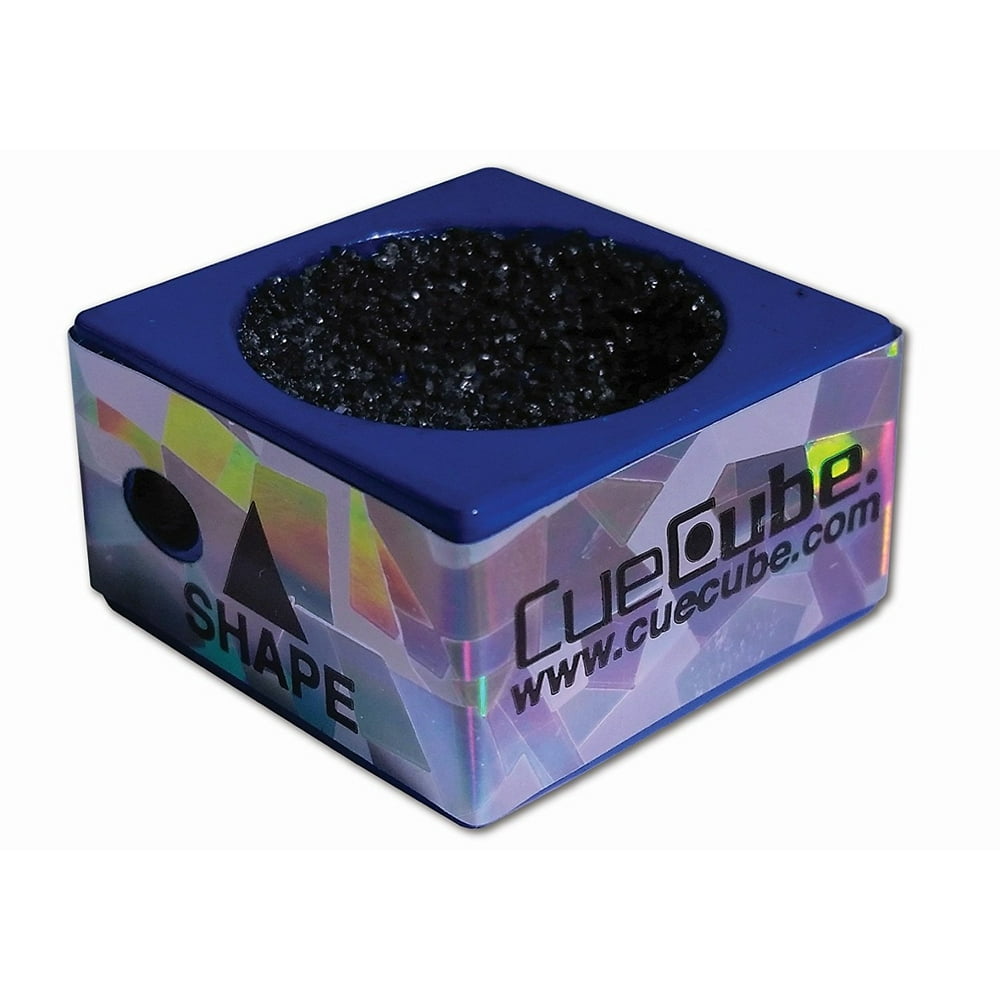 Cue Cube Pool Cue Shaper and Scuffer Blue