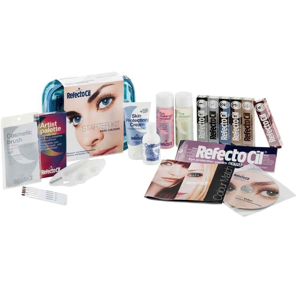 REFECTOCIL STARTER KIT BASIC COLOURS ALL IN COMPLETE TINT EYELASHES EYEBROWS