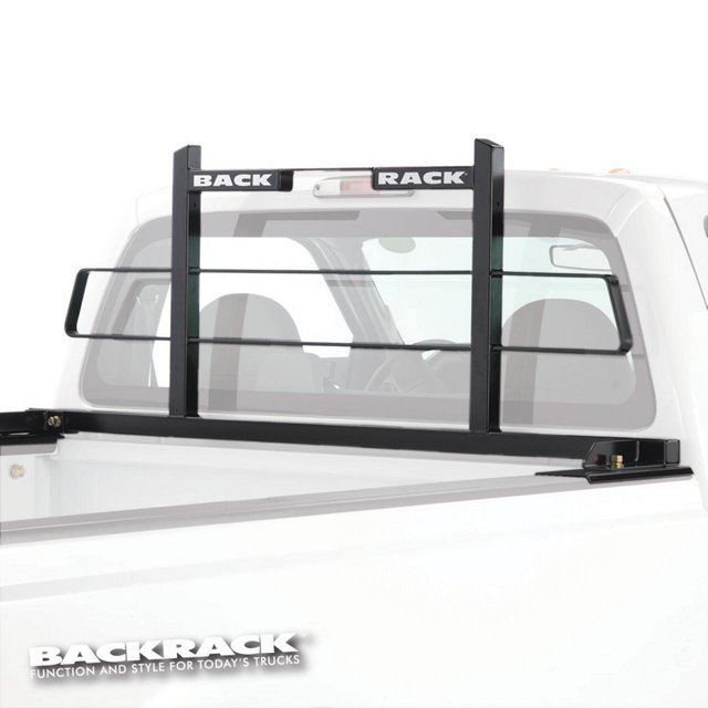 Fits 1977-1996 Ford F-150 BackRack Headache Rack 10505 Horizontal Bar; Powder Coated; Black; Steel; Also Use Part Number 15005