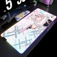 thumbnail image 3 of Colección de impresión, alfombrilla de ratón RGB, alfombrillas de ratón grandes para juegos, alfombrillas de ratón luminosas, alfombrilla de ratón LED grande, alfombrilla de escritorio, alfombrillas d, 3 of 5