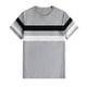 thumbnail image 5 of Tops para hombre, blusas y camisas de manga corta con cuello redondo para hombre, jersey informal de patchwork con cuello redondo para hombre, blusa deportiva de manga corta para fitness, blusa de pol, 5 of 8