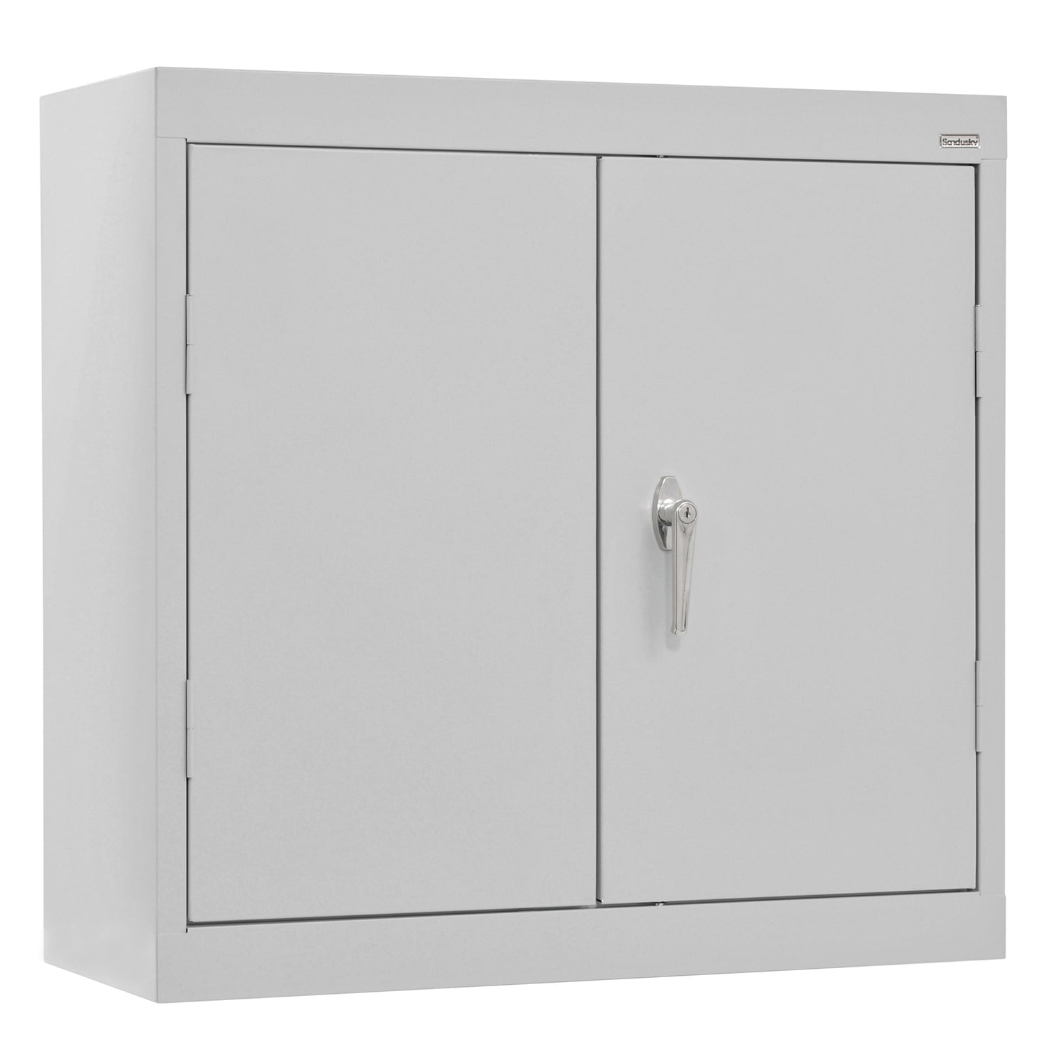 Sandusky Adjustable Wall Mount Cabinet, Metal Dove Gray