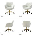 thumbnail image 6 of HULALA HOME Galera Swivel Task Chair with Height Adjustable by  IVORY, 6 of 7
