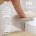 thumbnail image 3 of Protección gruesa para esquinas de seguridad para bebés, protectores de esquinas, 10 piezas de muebles de goma engrosados y respetuosos con el medio ambiente. Afortunado Sencillez, 3 of 5